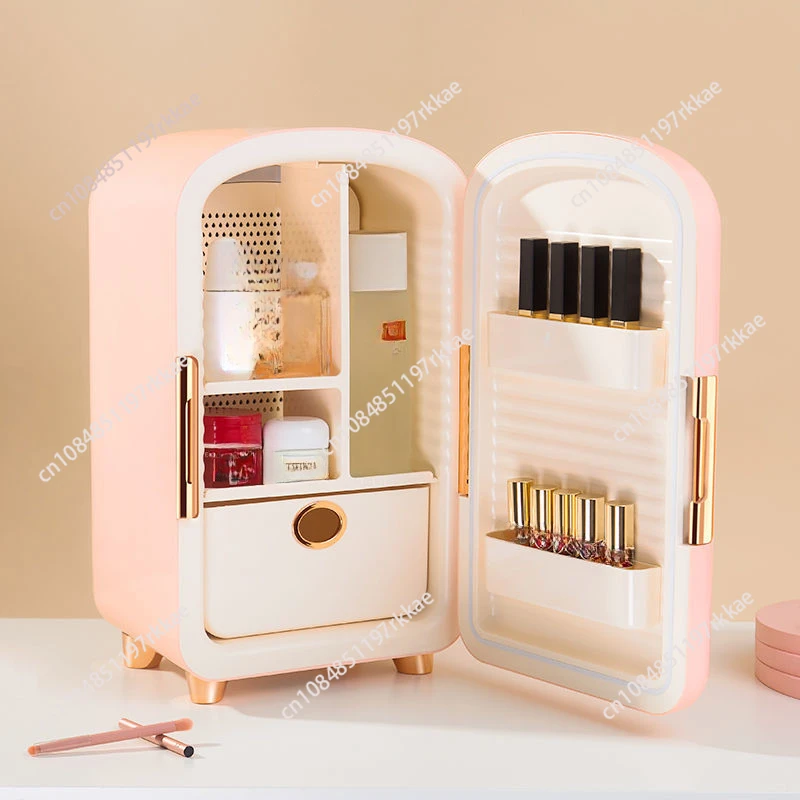 Cosmetics, beauty refrigerator, face mask, skin care products, mini beauty refrigerator