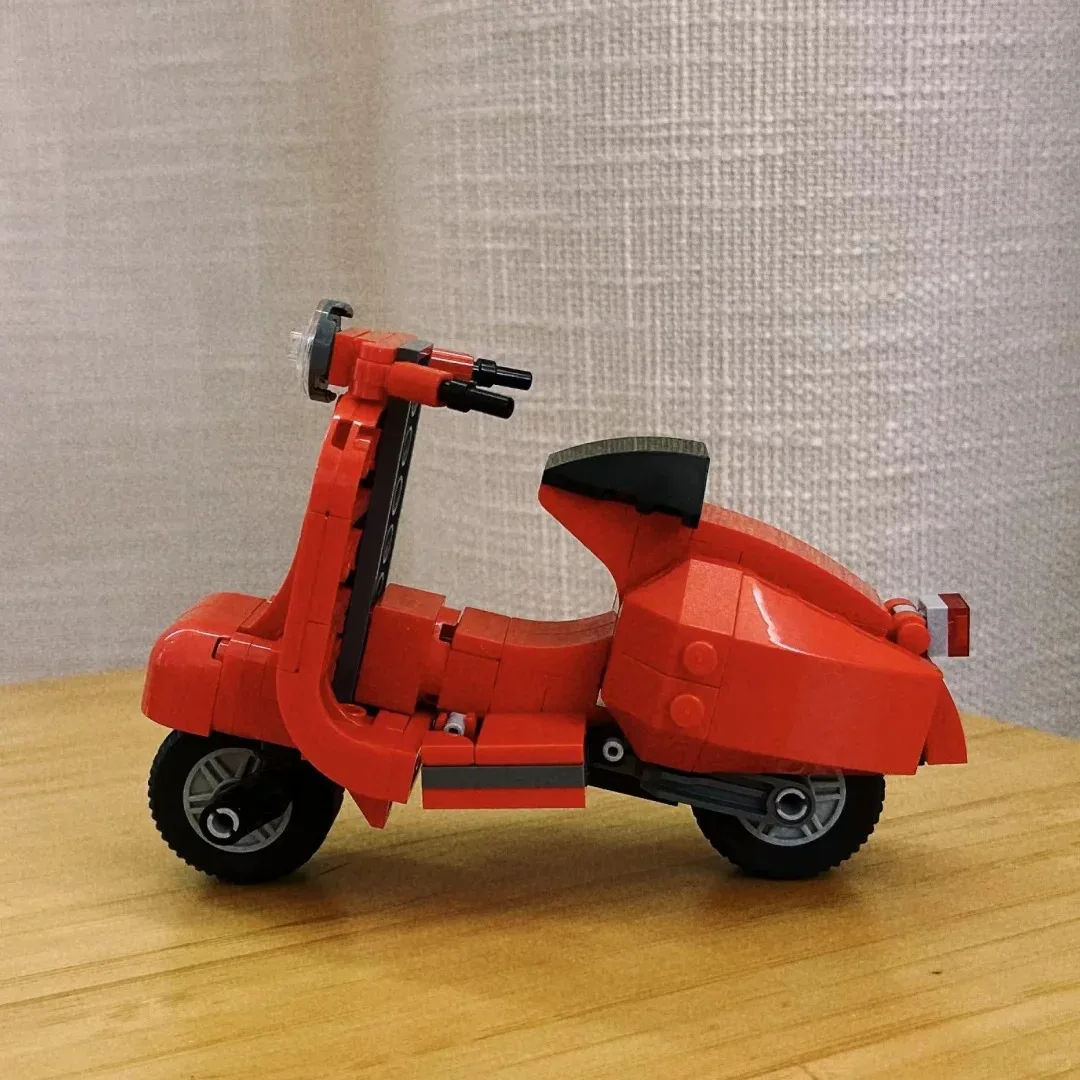 New 2022 118pcs Girls Friends  Mini Motorcycle Building Block Bricks Compatible Toy for Xmas Children Gift