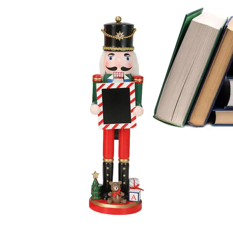 Nutcracker Figure Wooden Christmas Nutcracker Nutcracker Figure Doll Traditional Wooden Nutcracker Holiday Nut Cracker Doll