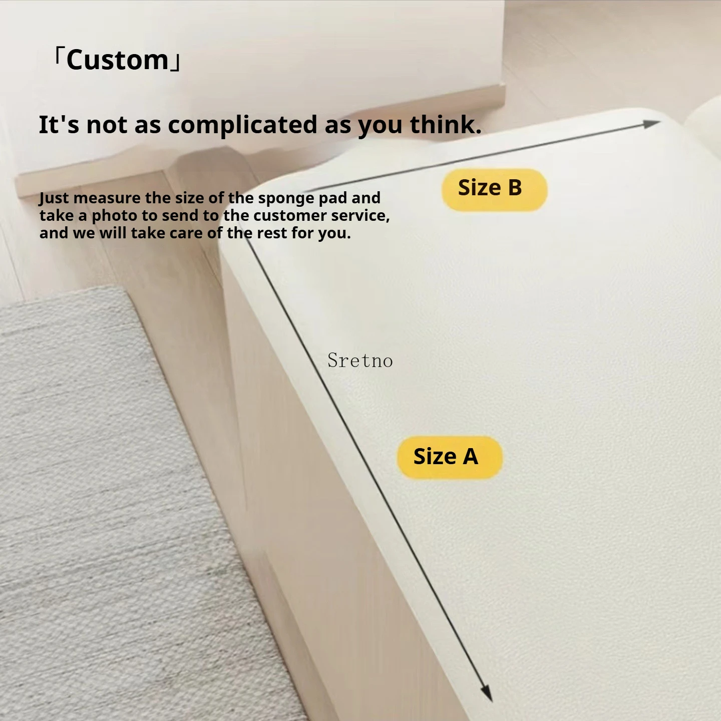 Customized High Density 35D/45D/50D/60D/65D White Foam Sponge Chair Cushions Bay Window Cushion Mattress Sofa Seat Cushions