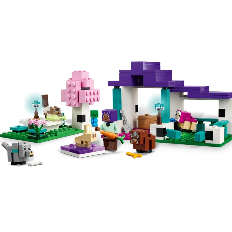 LEGO 21253 Minecraft Zestaw do budowy zwierząt Sanctuary