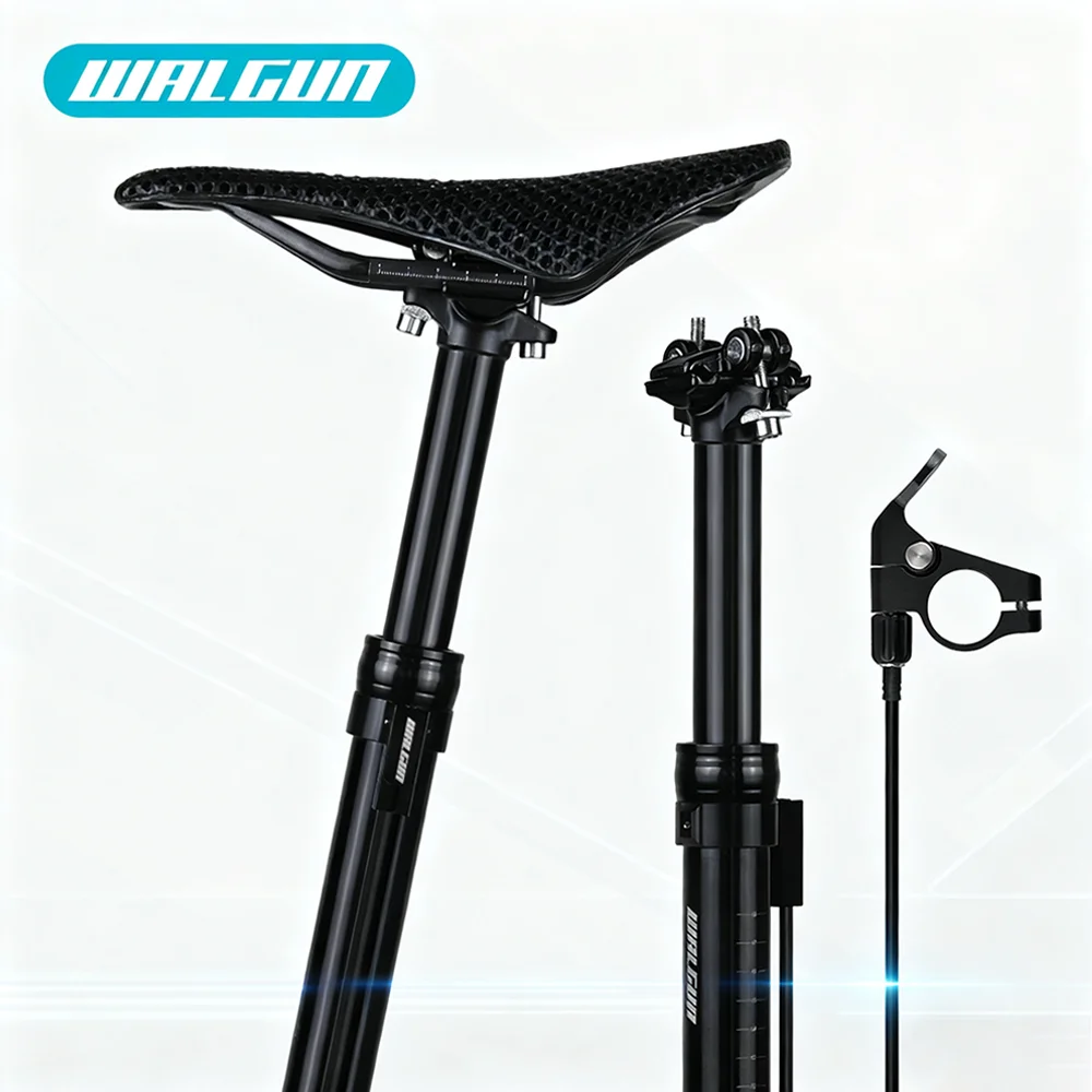 WALGUN MTB تلسكوبي Seatpost Dropper مقعد قابل للتعديل آخر 27.2 30.9 31.6 دليل التحكم عن بعد كابل هيدروليكي الأوسط الخارجي #5