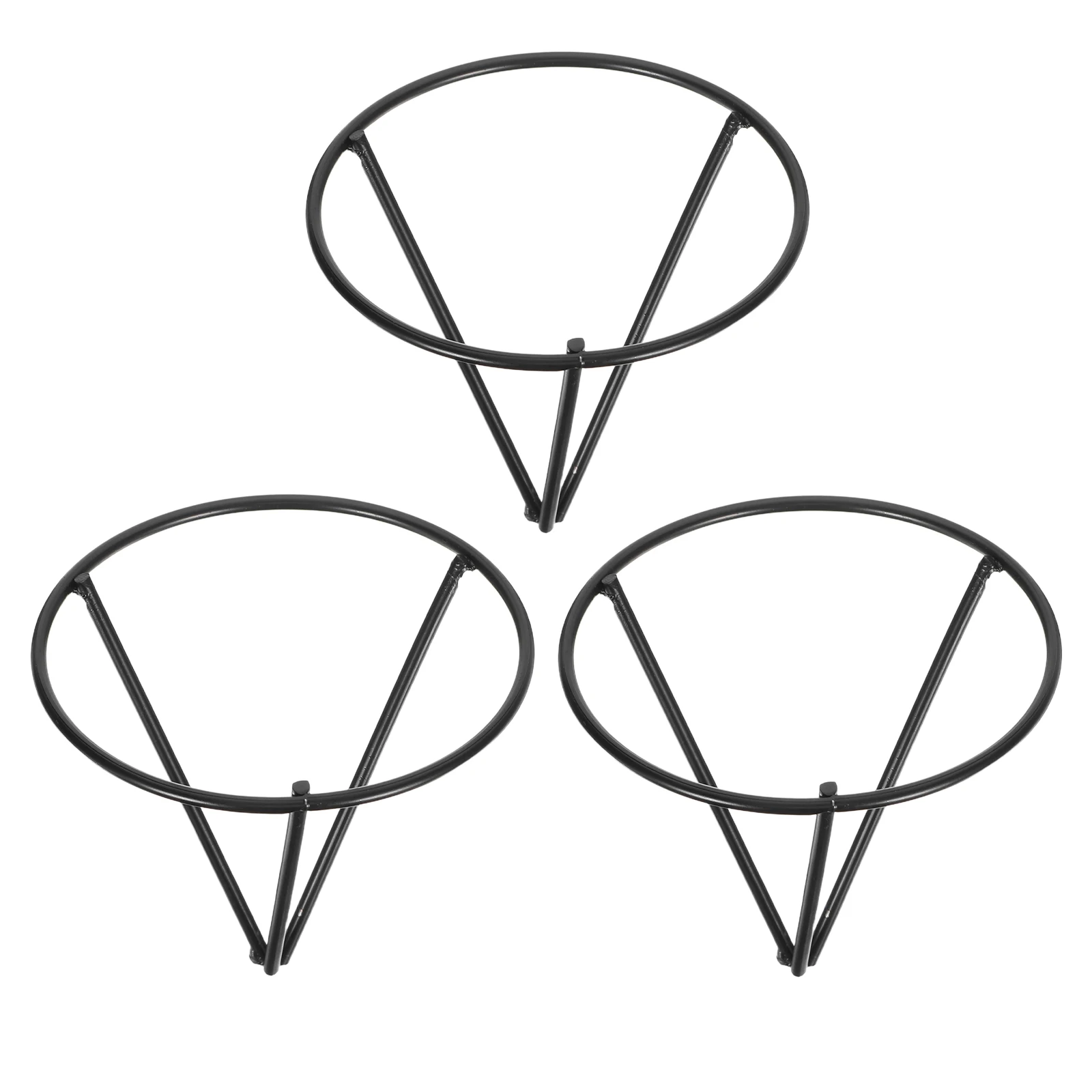 4pcs Seed Stent Durable Metal Fruit Growing Rack Triangular Bracket Root Starter Wide Cup Holder Sprouting Support Plant Stand