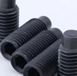 1~30Pcs Grade 12.9 Steel Hexagon Socket Set Screw M3 M4 M5 M6 M8 M10 M12 Allen Convex End Grub Headless Bolt Dog Point Set Screw