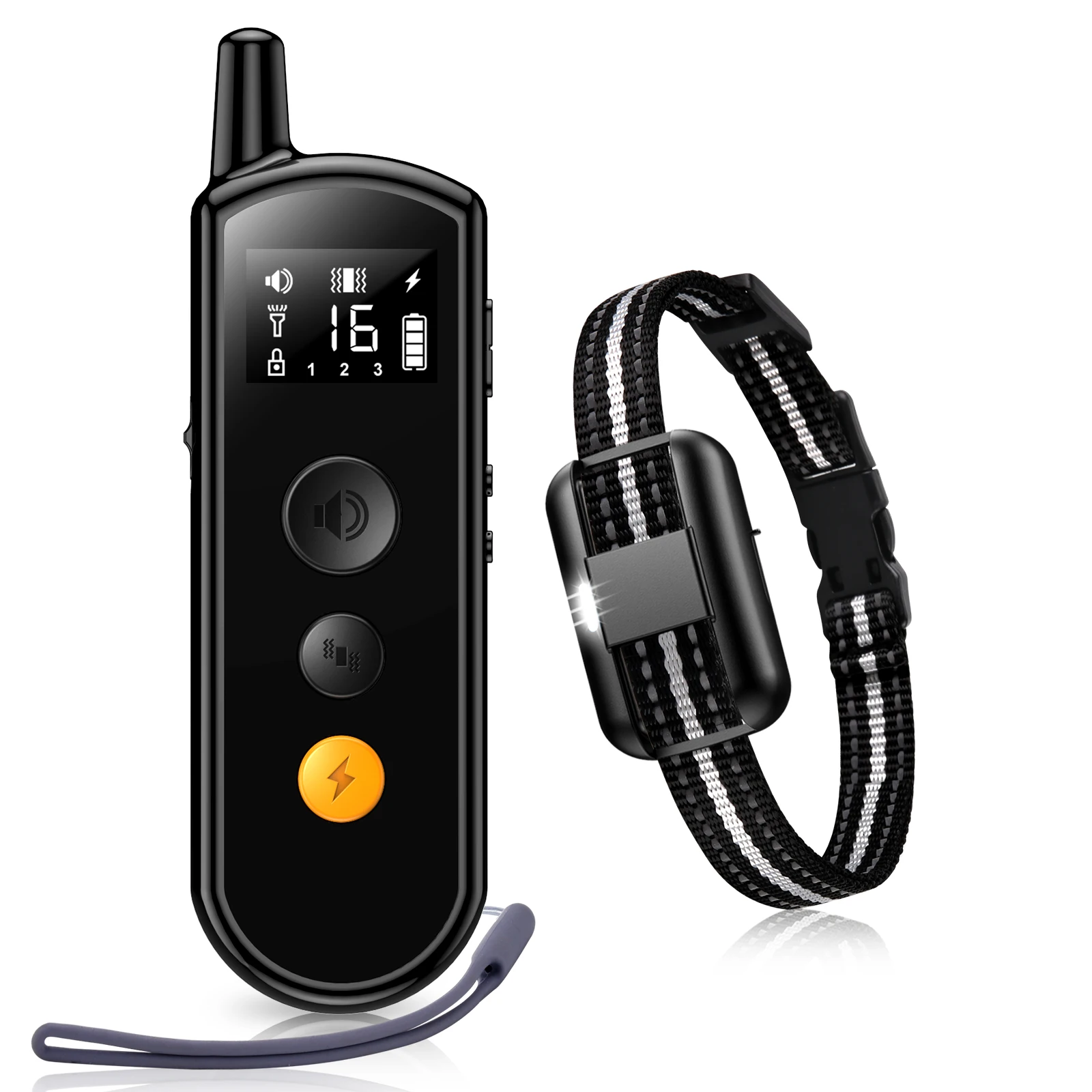 

Pet Collar 4 Training Modes Remote Pet Anti Bark Electric Shock Collar Dog Training Shock Collar With Remote