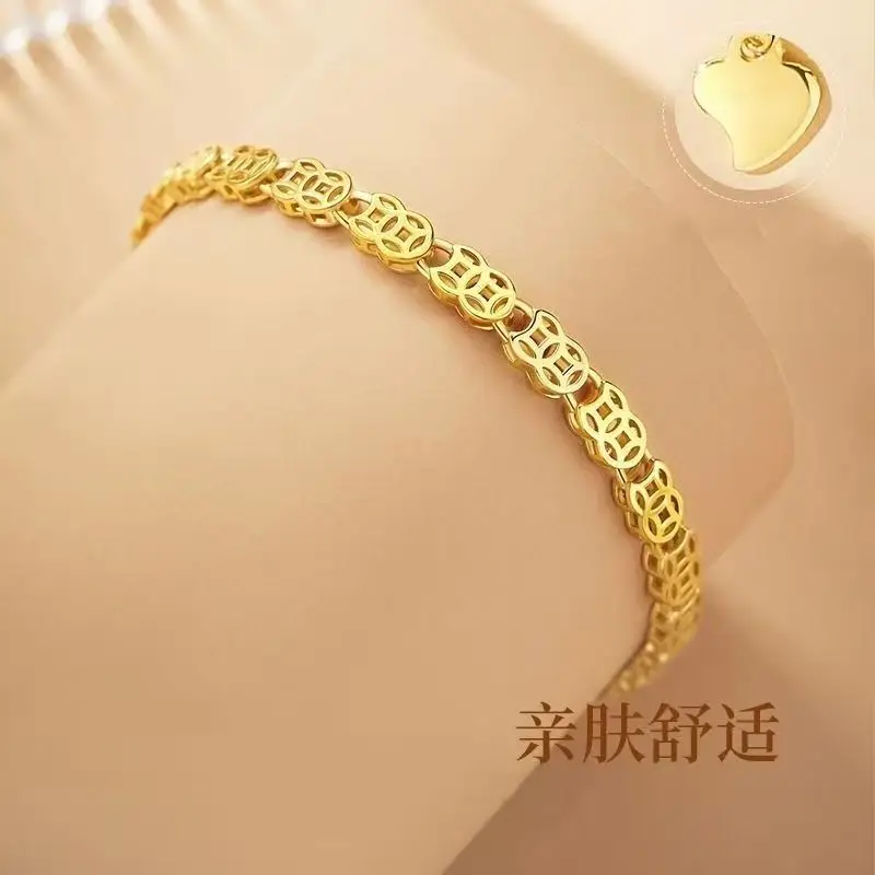 

2025 New Style Rich Copper Bracelet Women Fashion Lucky Light Luxury Adjustable Gift for Girlfriend Wife Memorial Day Minimalism