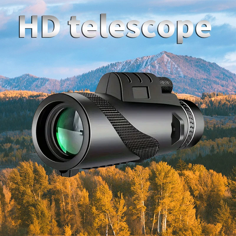 

Monocular HD Telescope Set Powerful Long Range Portable Fmc Coating BAK4 Prism For Sports Recreation Camping Hiking