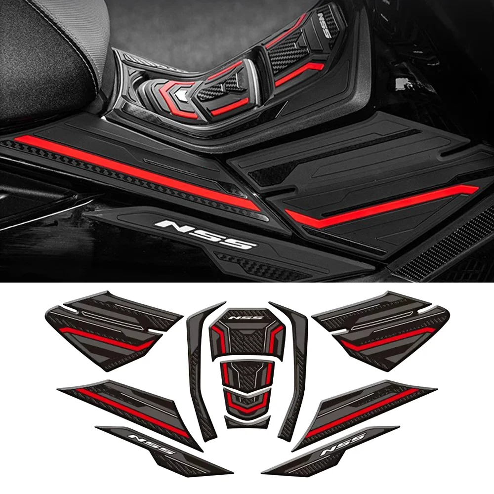 

for HONDA Forza 350 Accessories Fuel Tank Pad Rubber Stickers Paint Protection Motorcycle Decorative Decals For Forza350 Parts