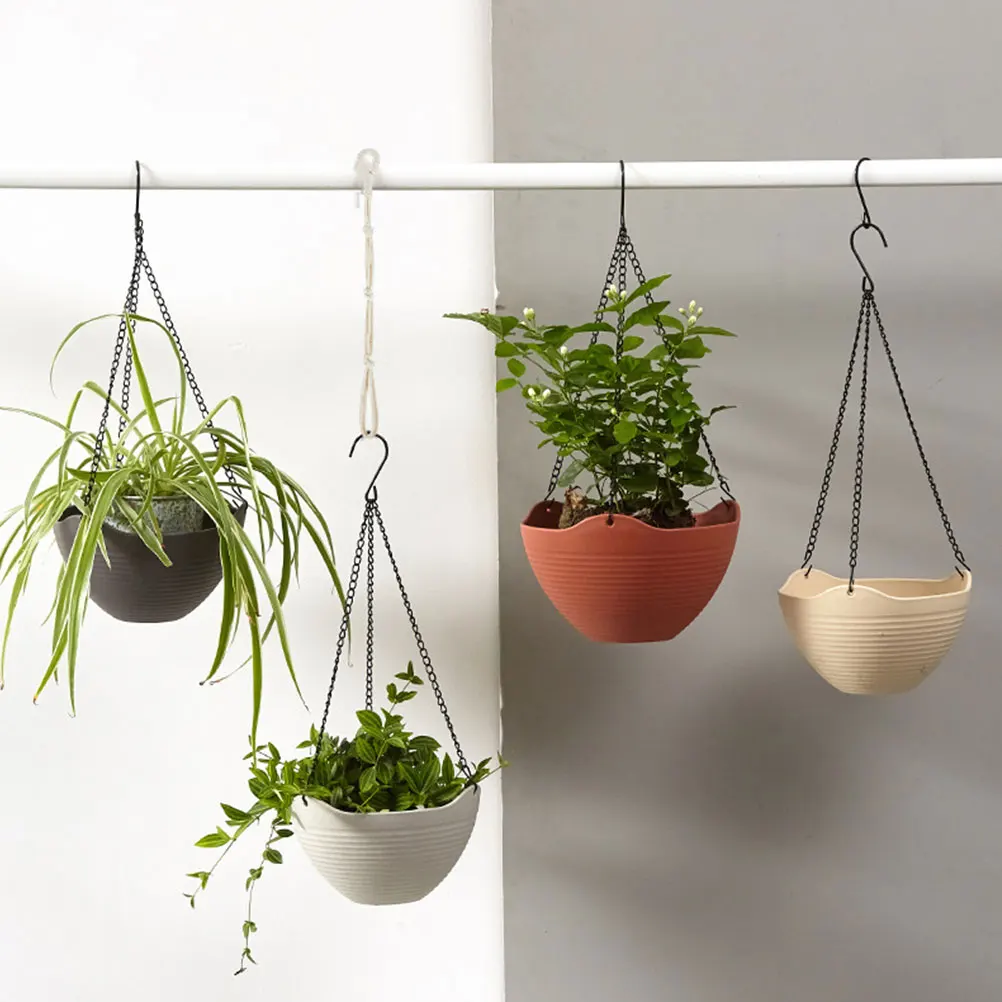 

4Pcs Macrame Plant Hanger Extender Ropes -Resistant Textured Warmth Visual Interest Home Decor Plant Hanger Extender
