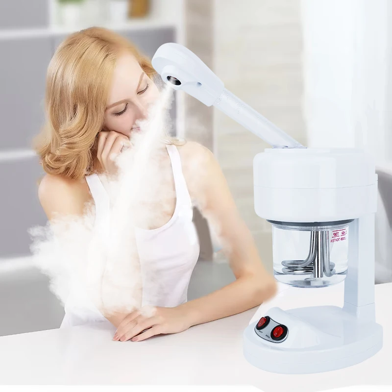 อุปกรณ์ความงามไอน้ํานาโนมืออาชีพโหมดสเปรย์ไอน้ําร้อนเพื่อการบํารุงผิวอย่างล้ําลึกผิวอ่อนโยนความงามของความชุ่มชื้นบนใบหน้า