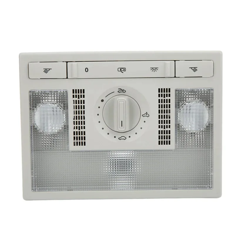 

Gray Dome Reading Light Lamp Switch Compatible with VW Polo SKODA JETTA 6Q0959613A 6Q0947291A Auto Interior Accessory