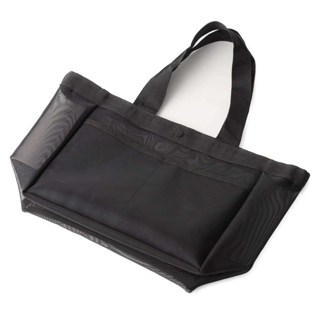 حقيبة كتف شبكية جديدة مجوفة شفافة حقائب شاطئ سعة كبيرة حقيبة يد نسائية متعددة الوظائف #2