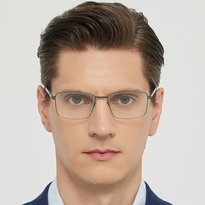 

Square-framed Business Glasses Little Face Titanium Material Fashion Sophistication Denmark Brand Arcus Temperament Man Woman