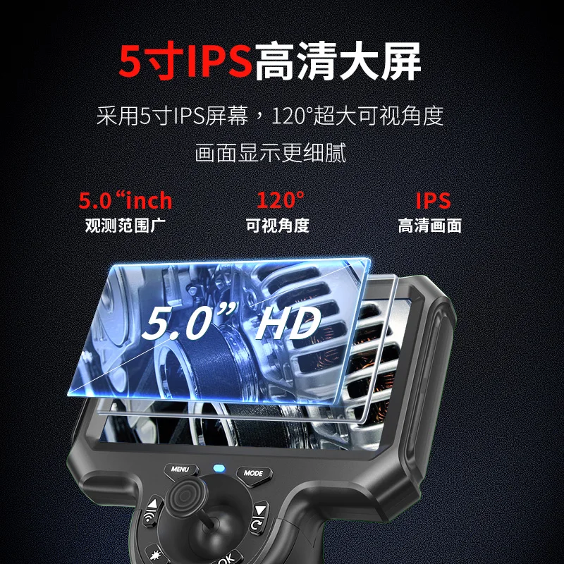 Video Pipe Inspection Camera 360° Industrial Borescope Engine Boroscope for Aerospace Internal Detection