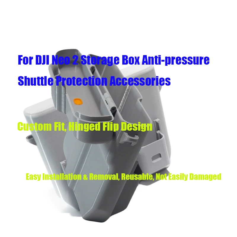 

3D Printed Sturdy Case for DJI Neo 2 Anti-Pressure Shockproof Portable Storage Box Drone Shuttle Protection Accessories