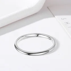 Ring Size 6/7/8/9/10/11/12 Brushed Simple Silver Color Ring Men Minimalist Wedding Band Engagement Rings Women Male Jewelry