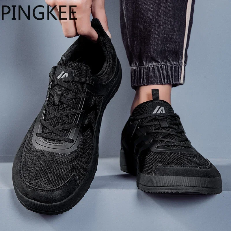 PINGKEE VENOCON Minimalist Wide ToeBox Feet Barefoot Athletic Winter Casual Shoes Sneakers Footwear Men Women Nose Man Boots