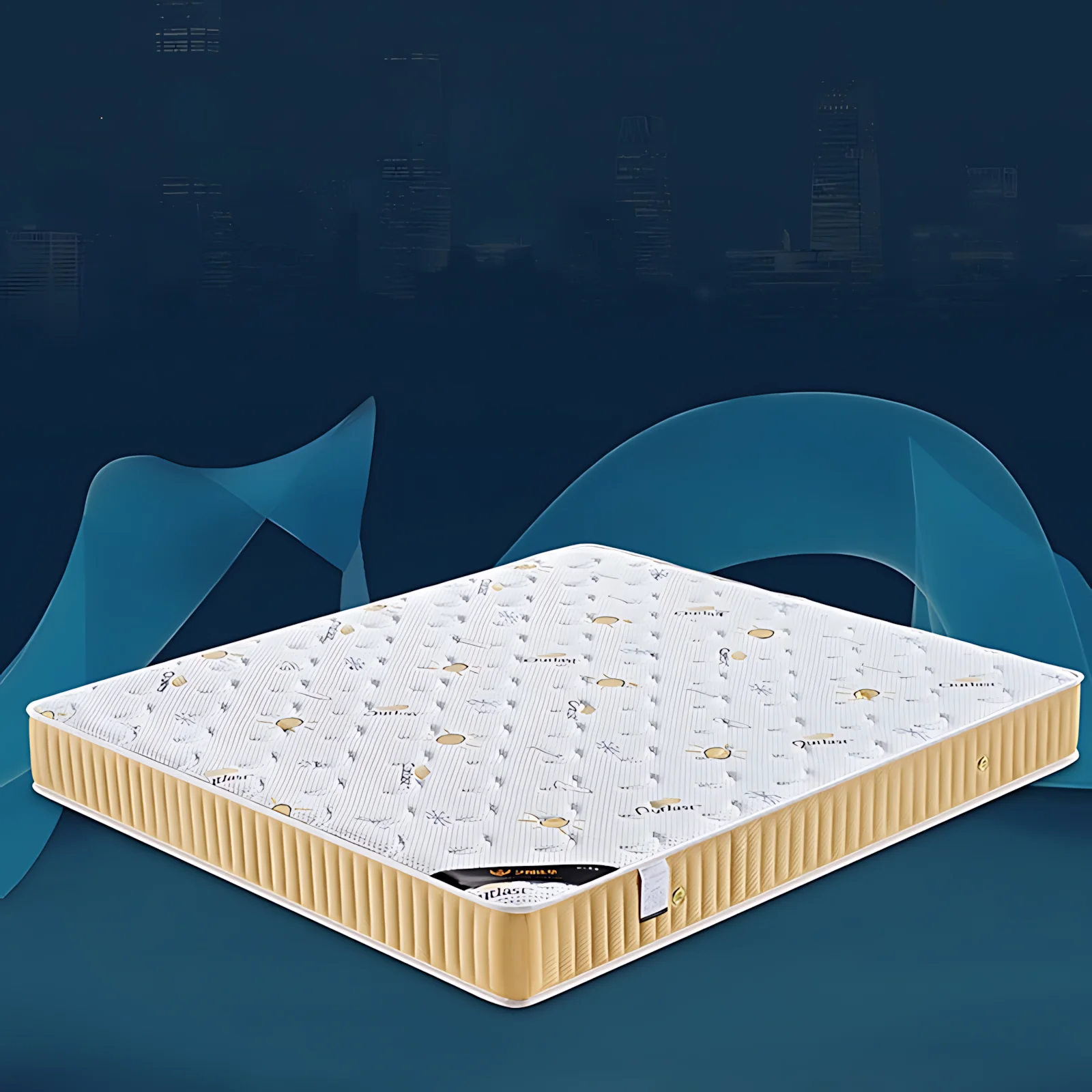 Best-Selling Comfortable King-Sized Hospital-Grade Foam Mattress with Zero Pressure Foam Pocket Spring Roll-in-Box Packaging