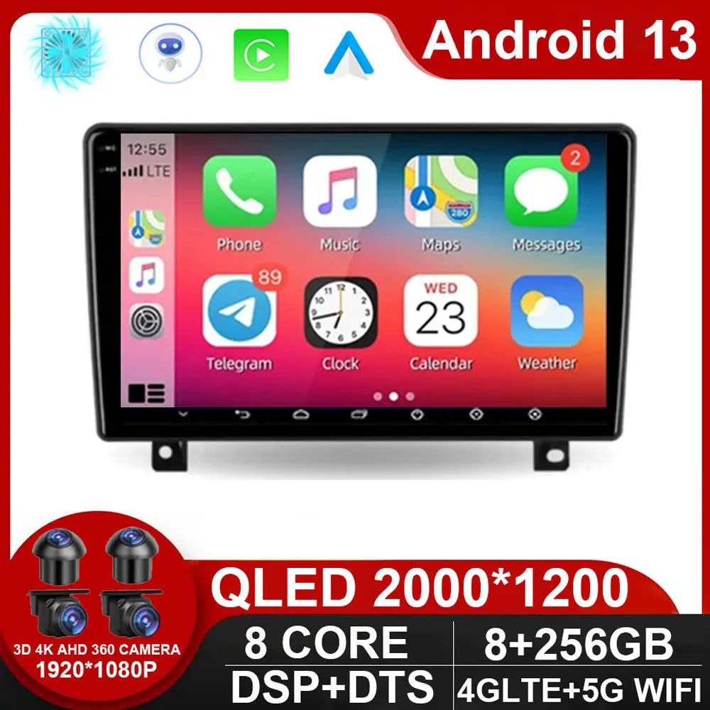 

Android 13 9 Inch Carplay For Opel Astra H 2006 - 2014 Car Radio Player Navigation GPS Bluetooth Multimedia NO DVD 2DIN