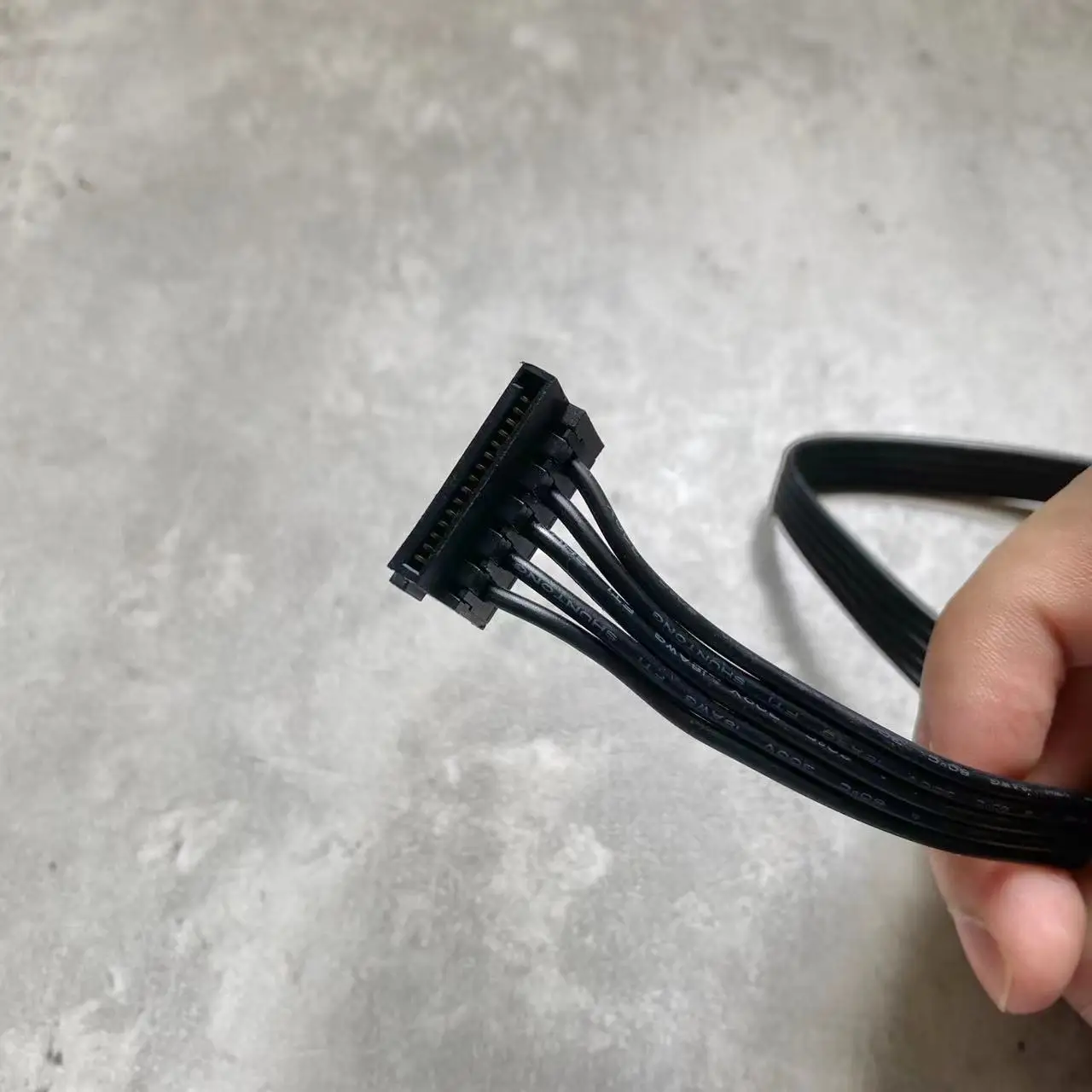Mini 6 Pin to SATA 15PIn Power Supply Cable for DELL 3250 3268 3650