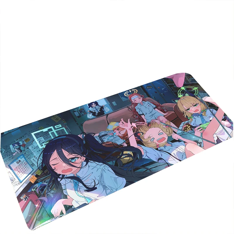 Anime Large mouse pad Gamer Albedo Anime Girls Rubber Mat mausepad Gaming Laptops Pc Accessories Deskmat mousepad Mats Keyboard