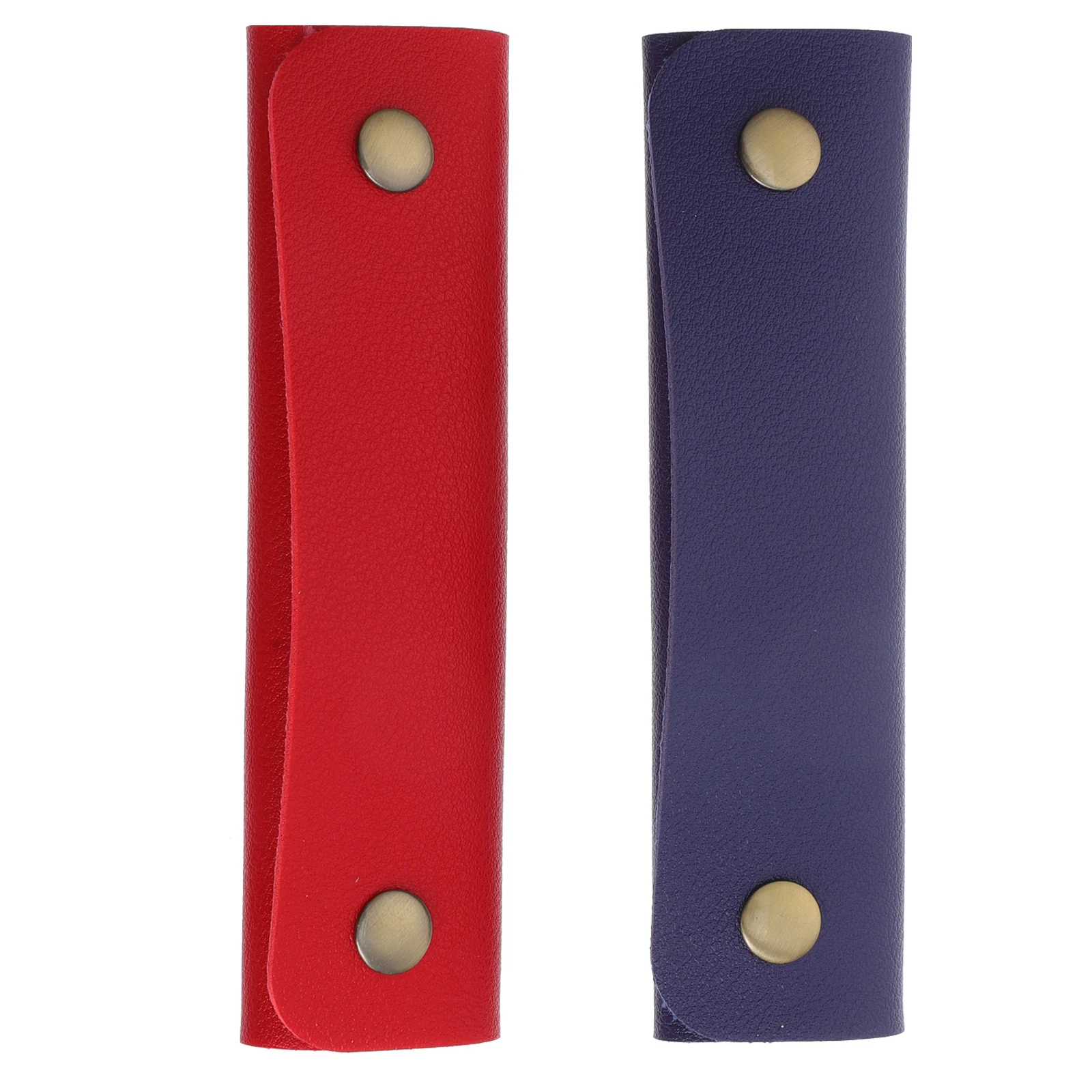 

2pcs Luggage Handle Cover Comfortable PU Handbag Handle Covers for Bags Suitcase Handles Travel Teaching Accessories