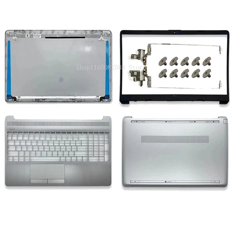 For HP 250 G8 255 G8 15S-DR TPN-C139 Laptop Case LCD Back Cover Front Bezel Palmrest Bottom Case Hinges Top Housing L52007-001