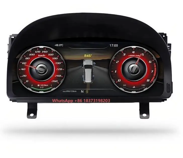 12.3 Inch Speedometer New Digital Instrument Cluster for Toyota Alphard 2008-2018 Car Dashboard Lcd Display Screen Linux System