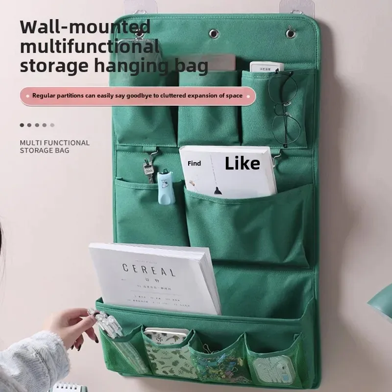

Wall-Mounted Fabric Hang Household multifunctional Wall Hanging Sundries Wardrobe Storage Bags Bedroom Underwear Socks Organizer