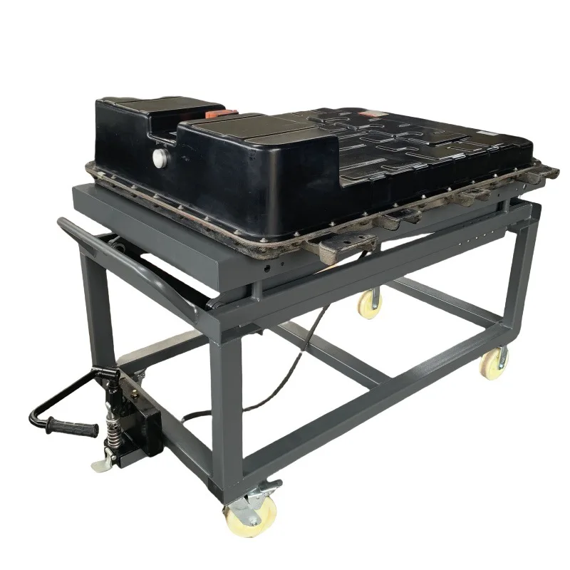 Car battery lift Electric vehicle battery pack disassembly and assembly lifting platform car Hydraulic lift