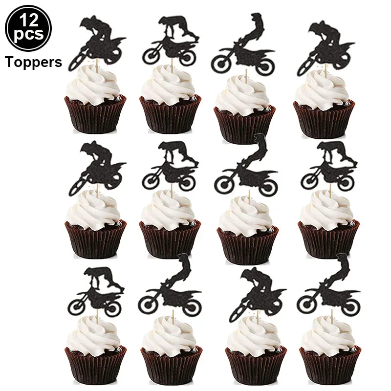 Motorcycle Theme Party Plates cups balloon Motocross Tableware Dirt Bike Party cups Kids Motorcycle Birthday party Decorations