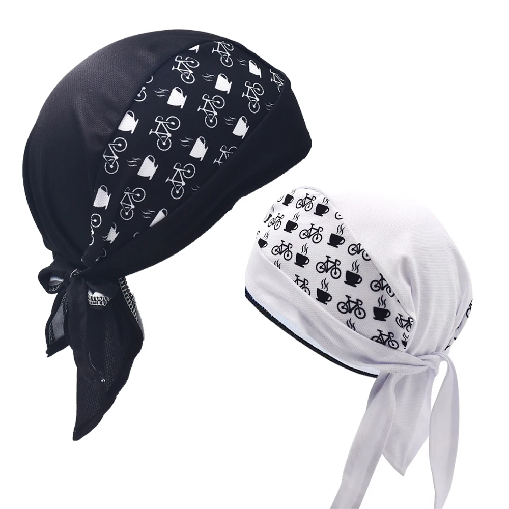 

Classic Men White Cycling Cap Headscarf Summer Outdoor Running Headscarf