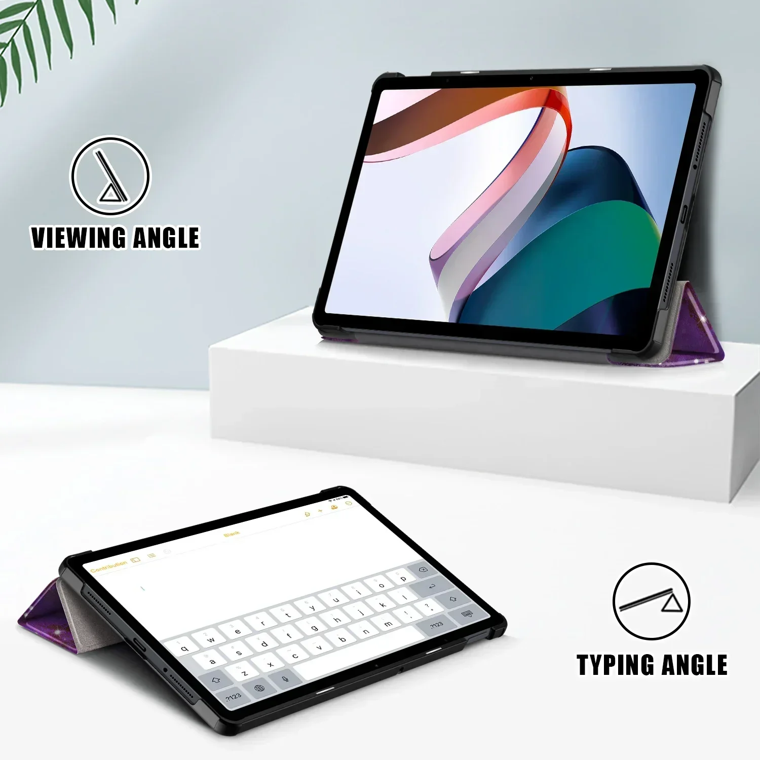 Etui na tablet XiaoMi Redmi Pad SE 11" SE 8.7" PU Flip Stand Cover na tablet XiaoMi Redmi Pad 10.6" Pad pro 12.1 cala Funda — zdjęcie produktu 3