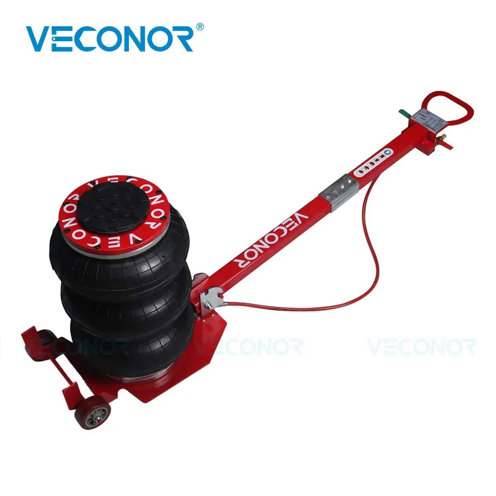 3Tons Pneumatic Car Jack Portable Lifting Equipment Triple Stage Bag 6600LBS Air Jack Stands Inflatable Lift Machine Tire Change