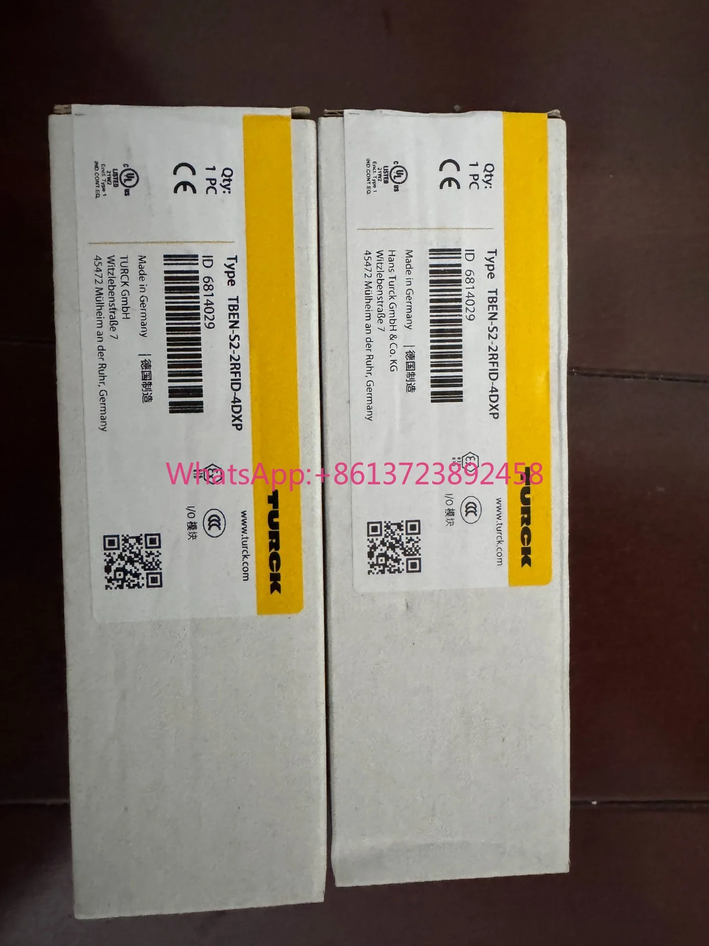 New Turck TBEN-S2-2RFID-4DXP module, model 6814029