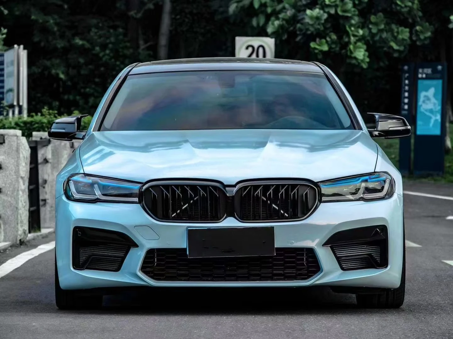 

2022 for 5 Series F10/F18 Body Kit New Condition M5 Hood Fenders Grille Side Skirt Front Bumper Rear Diffuser Car Bumpers