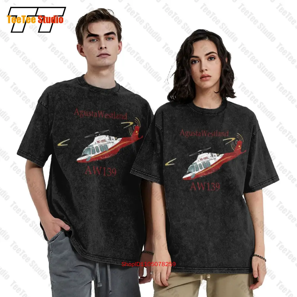 Футболка большого размера Agustawestland Aw139 Helikopter 01 VO2C