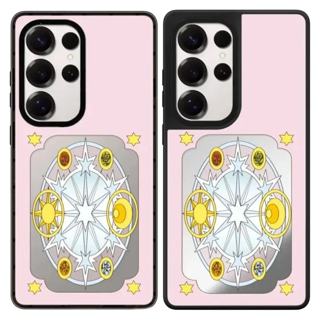 

510316 Mirror / Acrylic Magnetic Case: Compatible With Samsung Galaxy S23 U S24U S25 Ultra S25+ Plus Shell