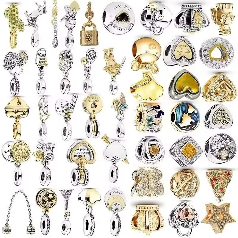 

5pcs/lot Women's Charm Beads DIY Bracelet And Necklace Jewelry Making Accessories Kit for Craft Enthusiasts