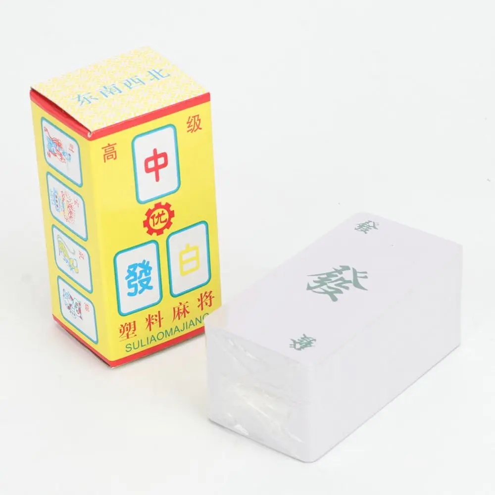 

144 Cards Playing Cards Set Educational Toys Party Tile Games 136 Cards Card Games Board Game Paper MahJong Mahjong Game Set