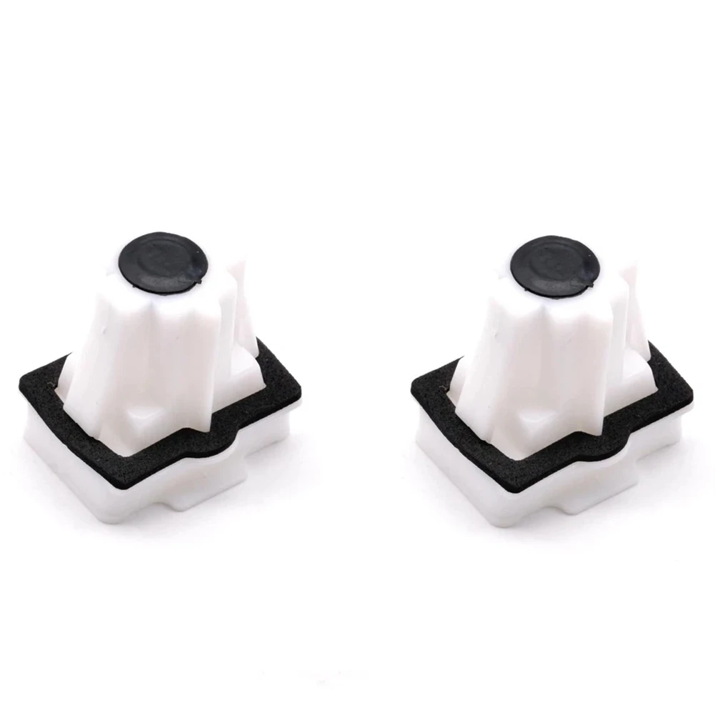 Plastic Seat Clips Car Seat Retainer Clips For Seat Assembly White Plastic Car Clip Set Stable Characteristics