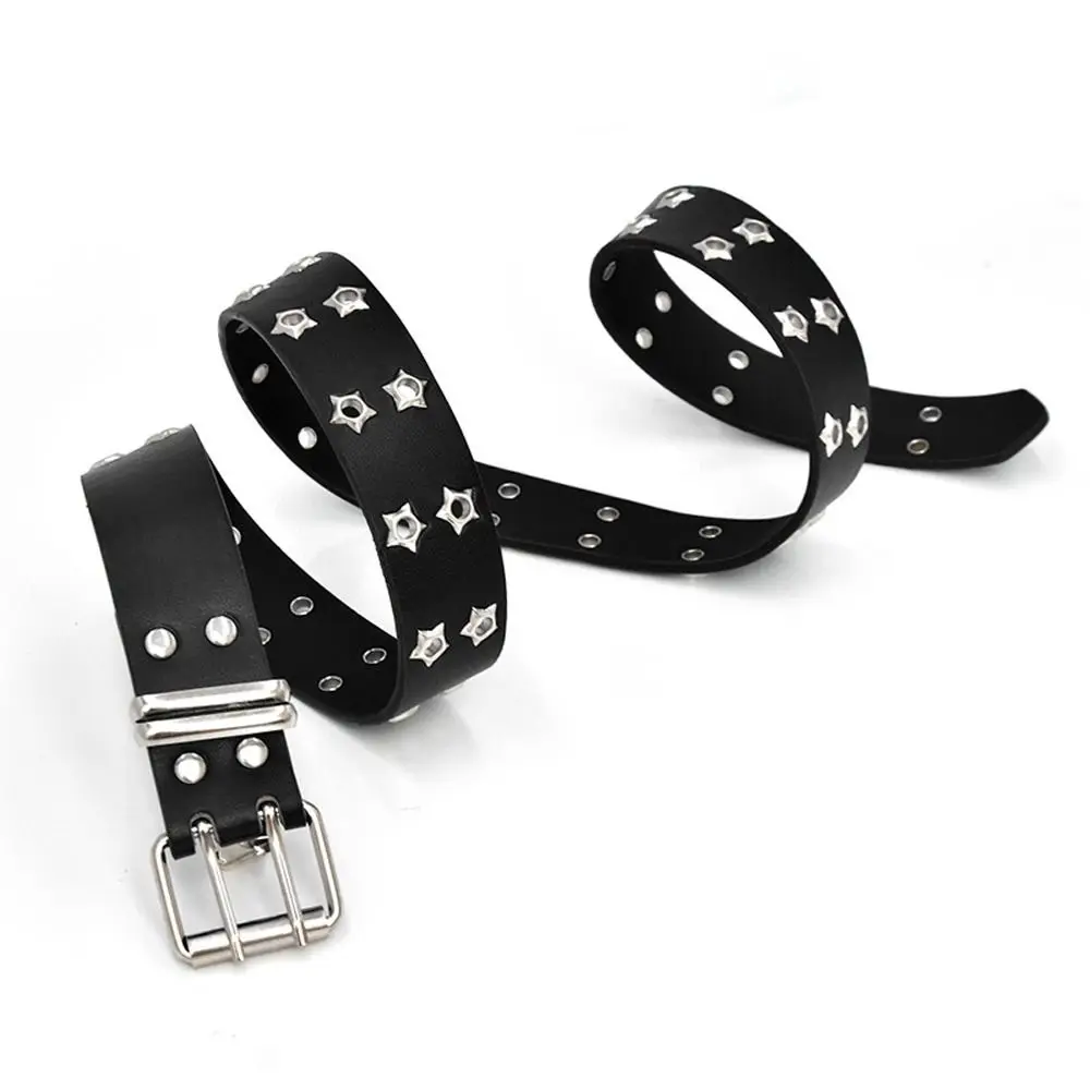 الكورية للرجل مزدوجة الصدر حزام الملحقات ستار هول الكورية أحزمة وسط حزام الخصر مزدوجة جروميت حفرة حزام المرأة