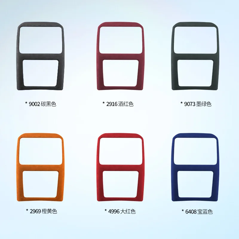 

For Porsche Cayenne 92A 9YA 2018 2019 2020 2021 2022 2023 2024 Super Suede Air Outlet Panel Cover Anti Kick Protective Mat