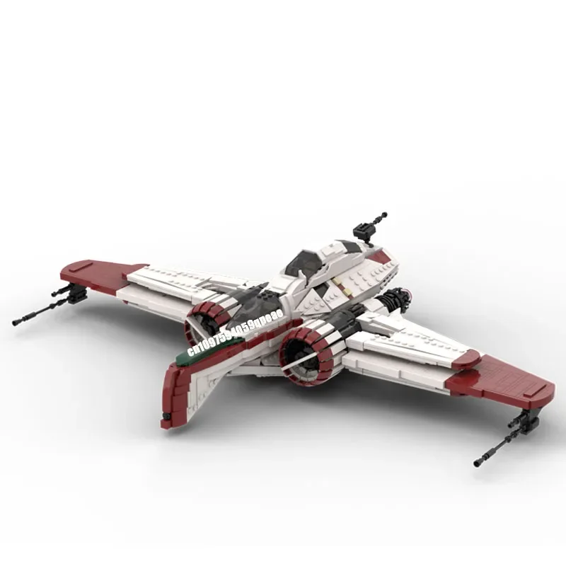 New 2442Pcs Famous Star Battle Movie Moc Arc-170 Galaxy Fighter Model Diy Creative Ideas Child Toy Birthday Gift Custom Puzzle