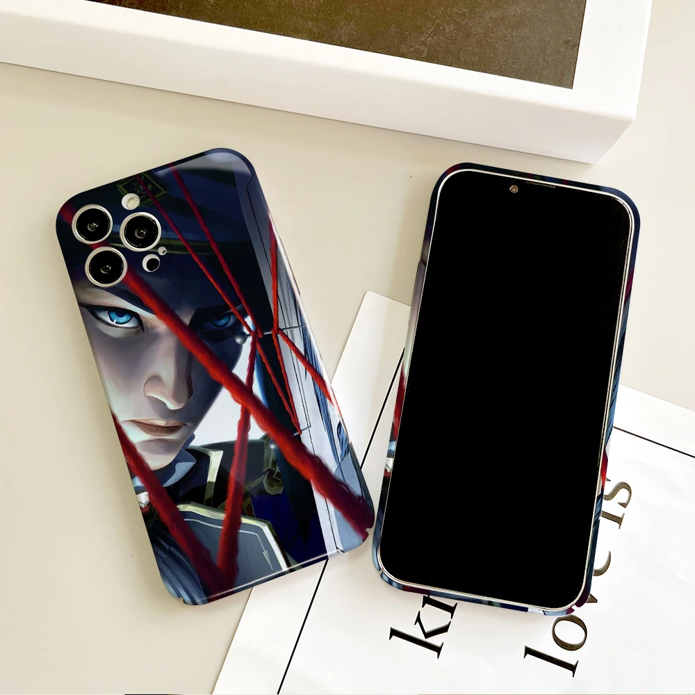 Phone Case For IPhone 16 15 14 13 12 11 Plus Pro Max Mini Glossy HD Hard Cover Film Shell Kiramman L-LO-LS Caitlyn