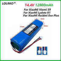Original 12800mAh Li-ion Battery For Lydsto R1,Roidmi Eve Plus ,Proscenic M7 MAX, M7 Pro,M8 Pro,U6,Vacuum Cleaner