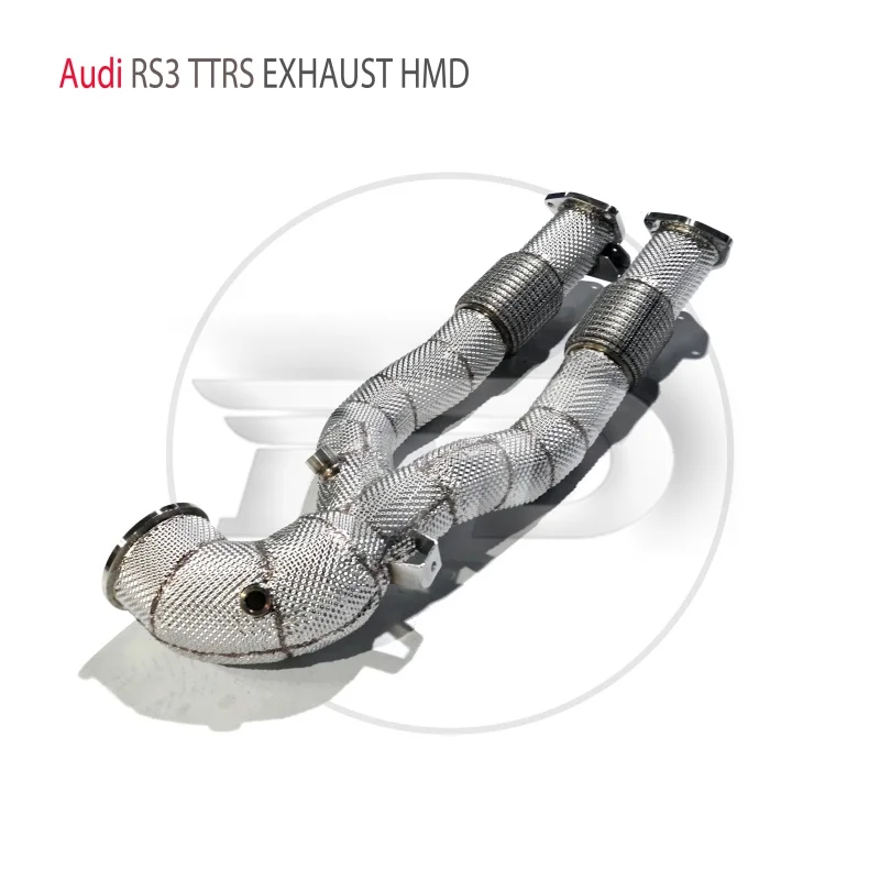 Head Section High flow Pipes Exhaust Pipes branch downpipe Exhaust Pipe with catalyst for Audi RS3 TTRS Car