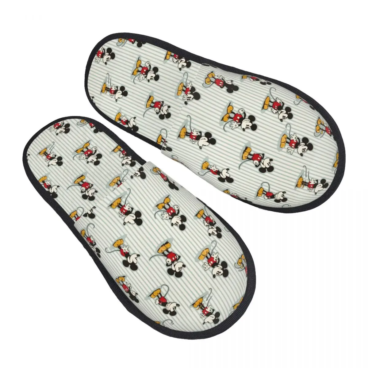 

Custom Cartoon Anime Tv Mickey Mouse Soft Memory Foam House Slippers Women Comfy Warm Anti-Skid Slipper