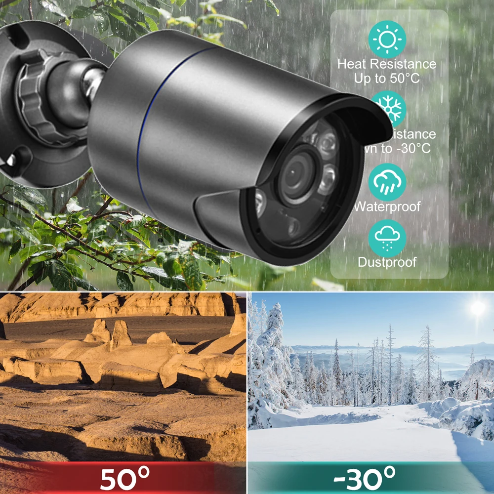 azishn-8mp-5mp-ip-balle-camera-detection-de-visage-exterieur-etanche-audio-securite-detection-humaine-maison-cctv-camera-boitier-en-metal