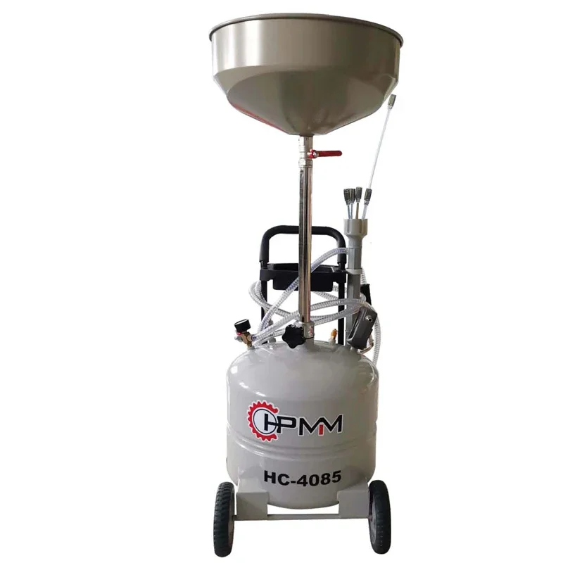 professional high quality air waste oil drain container pneumatic suction drainer and changer tanks pan machine car oil drain